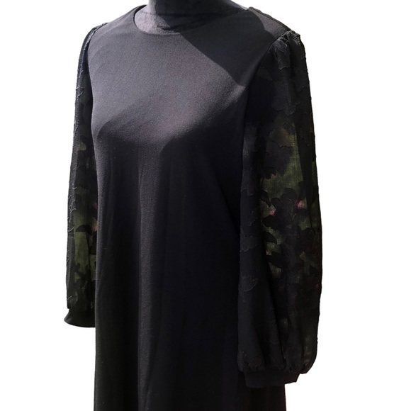 CeCe Mixed Media Little Black Dress size Small - Picture 7 of 14